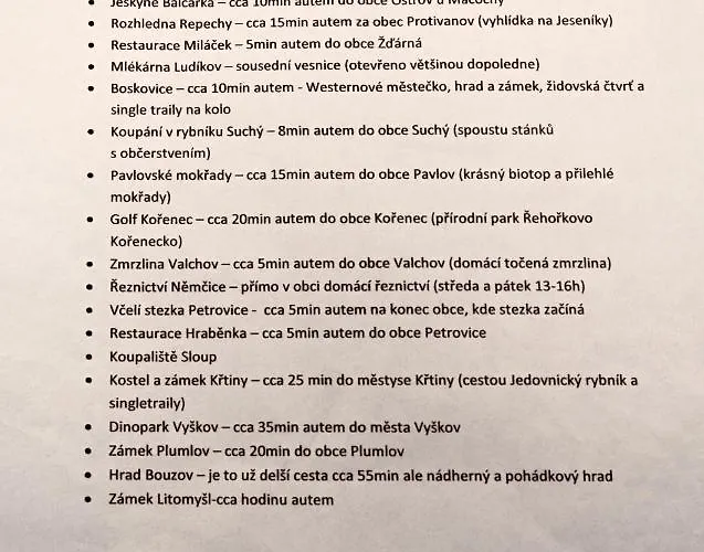 Nemcice U Boskovic Διαμέρισμα